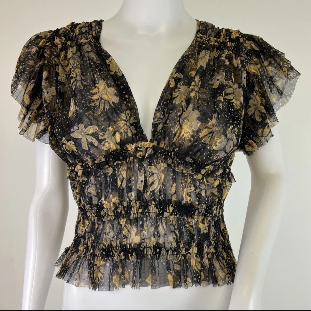 Free People Making Me Smile Print Top